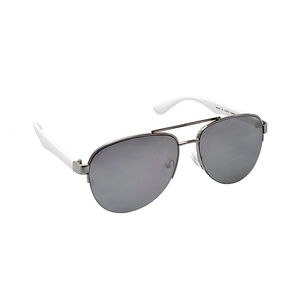 Pilot Sunglasses - Silver / White