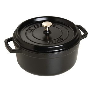 Black Round Cocotte 7.0 qt. / 6.7 L