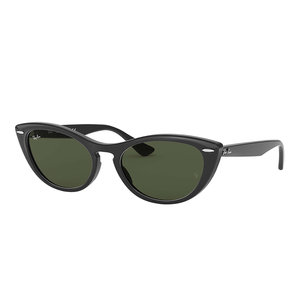 Nina Sunglasses - Black / Green Classic