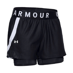 Play Up 2-in-1 Shorts - Women - Black - Extra Large