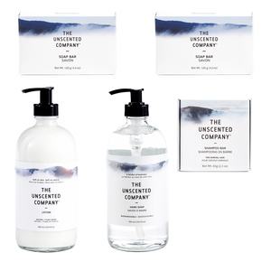 Full Body Set with Lotion, Hand Soap, Shampoo and Soap Bars
