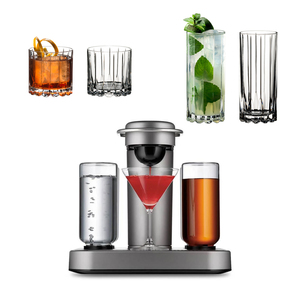 The Bartesian Cocktail and Margarita Machine with 4 Cocktail Glasses