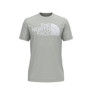 Menâs Short Sleeve Half Dome Tee - Light Grey Heather / White - Large