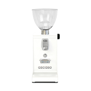 I-Steel Coffee Grinder - Stainless Steel / White