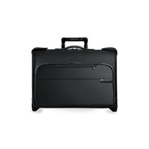Wheeled carry-on garment bag - Black