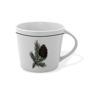 Porcelain Mug (Pine Pattern)