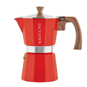 Milano 6 Cup Stovetop Espresso Maker - Red