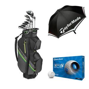 RBZ SpeedLite 11Pc Set Steel Regular - Right Hand with TP5 Golf Balls and Nylon Golf Umbrella