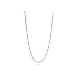 Stainless Steel 2.5mm Snake Chain - Rose Gold-Tone