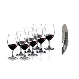 Set of 8 Ouverture Magnum Wine Glasses with Corkscrew