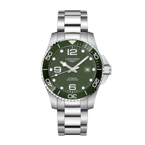 Men's HydroConquest Watch - Stainless Steel / Green