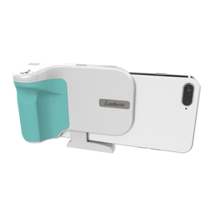 PhotoGrip Qi Charger, Mini Tripod with Bluetooth Remote - White