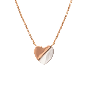 Blushed Heart Necklace