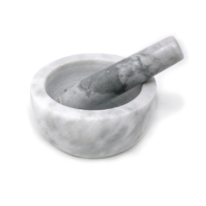 Natural Living Marble Mortar & Pestle