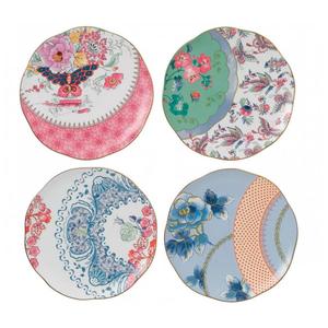 Butterfly Bloom Plates - Set of 4