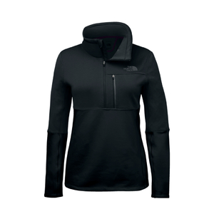 Tagen 1/4 Zip Fleece - Women - Black - Large