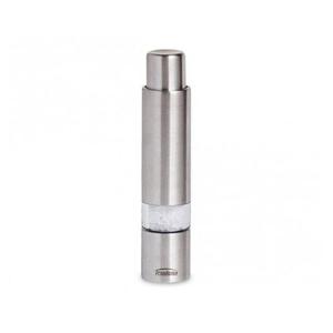 6" One-Hand Stainless Steel Salt Mill