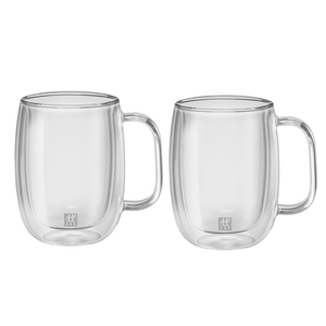 Set of 2 Sorrento Plus Double Wall 355 ml Coffee Mugs