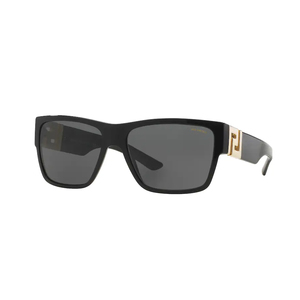 Polarized Square Sunglasses - Men - Black