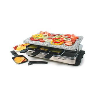 8 Person Stelvio Raclette Grill with Granite Top
