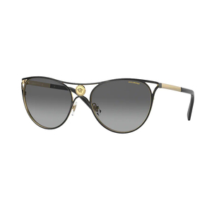 Cat Eye Polarized Sunglasses - Women - Black/Gold
