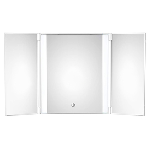 True Glow 1X Trifold Led Cosmetic Mirror