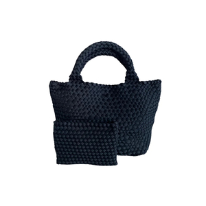 Black Woven Tote
