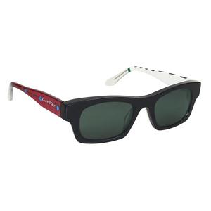 Ronit's Hand-Painted Black/Red/White Sunglasses