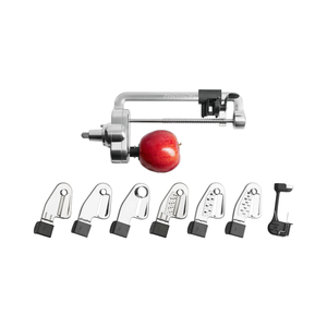 Stand Mixer Accessory - 7 Blade Spiralizer Plus with Peel, Core and Slice