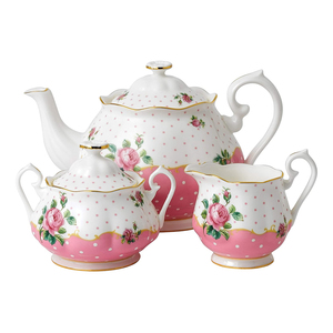 Cheeky Pink 3-Piece Tea Set