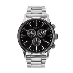 Menâs Sentry Chrono Watch - Silver