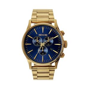 Sentry Chrono Stainless Steel Watch - Men - Gold/Blue