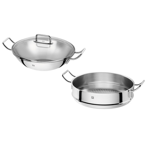Plus 12.5" Wok With Steamer