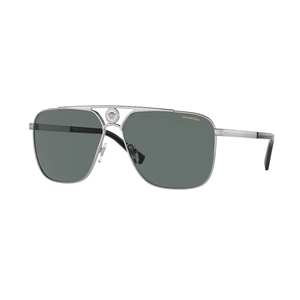 Polarized Rectangle Sunglasses - Men - Gunmetal