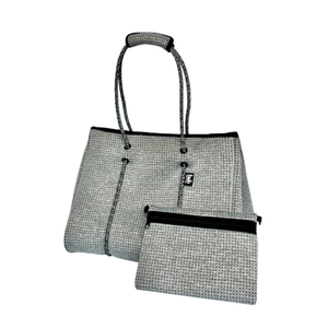 Marle Gray Zipper Tote