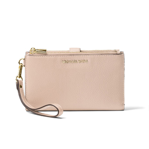 Adele Leather Smartphone Wallet - Soft Pink