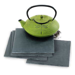 Natural Living Slate Plates - Set of 4