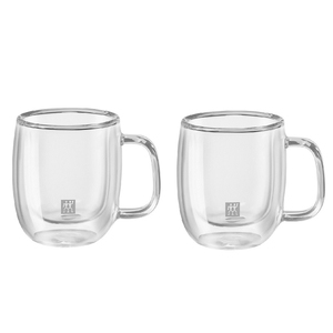 Set of 2 Sorrento Plus Double Wall 80 ml Espresso Mugs