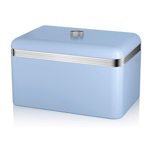 Retro Bread Bin - Blue