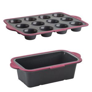 Silicone Pro Muffin and Loaf Pan Set