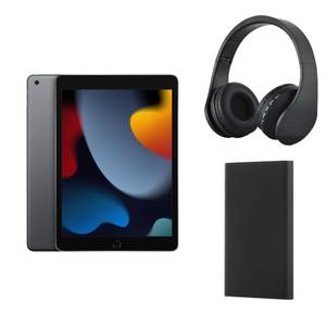 10.2-inch iPad Wi-Fi 64GB with Headphones and Power Bank