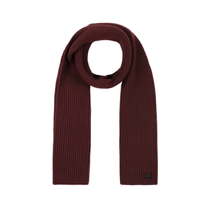 Fisherman Rib Scarf - Red